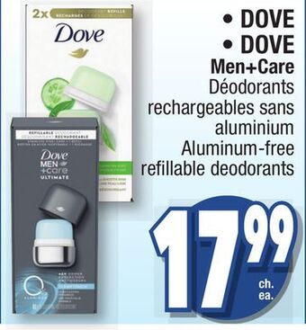Jean Coutu Dove men+care offer