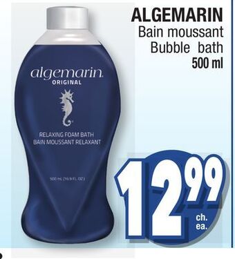 Jean Coutu Algemarin bubble bath offer