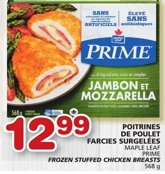Marches Tradition Maple leaf prime frozen stuffed chicken breasts offer