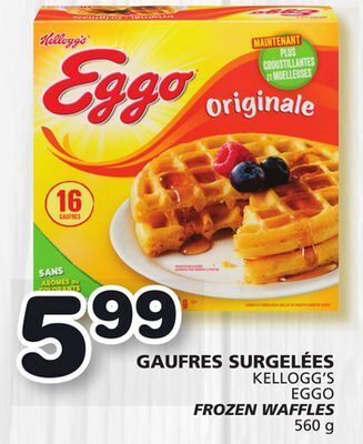 Marches Tradition Kellogg's eggo frozen waffles offer