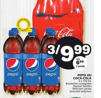 Marches Tradition Pepsi or coca-cola offer