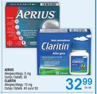 Uniprix Aerius allergies/allergy, claritin allergies/allergy offer