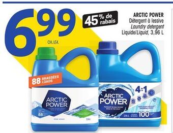 Uniprix Arctic power détergent à lessive/ laundry detergent liquide/liquid offer