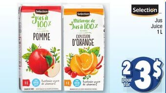 Jean Coutu Selection juice offer