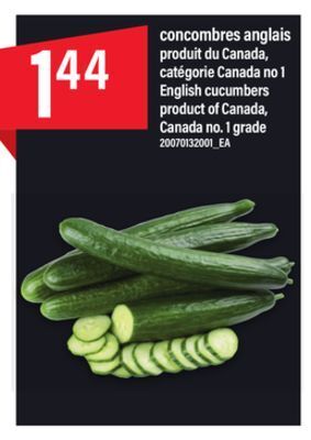 Maxi Concombres anglais produit du canada offer