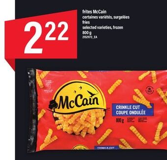 Maxi Frites mccain, 800 g offer