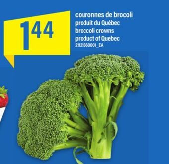Maxi Couronnes de brocoli produit du québec broccoli crowns offer