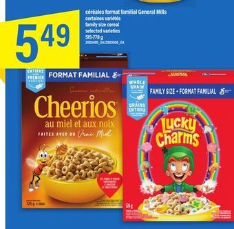 Maxi Céréales format familial general mills offer