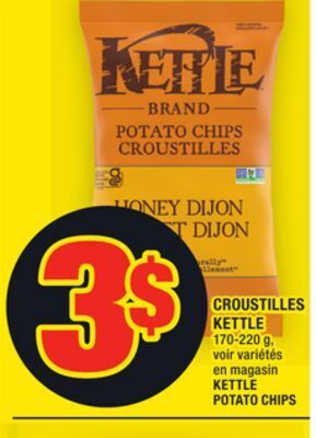 Super C Croustilles kettle | kettle potato chips offer