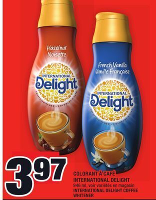 Super C Colorant à café international delight | international delight coffee whitener offer
