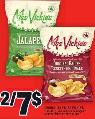 Super C Croustilles miss vickie's | miss vickie's potato chips offer