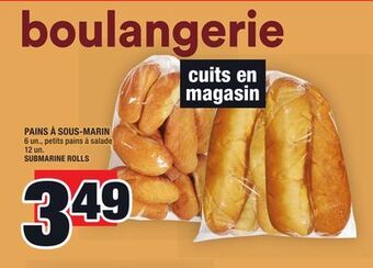 Super C Pains à sous-marin | submarine rolls offer