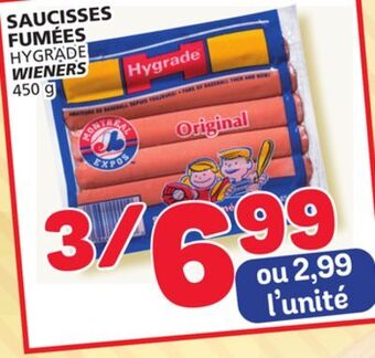 Marché Bonichoix Hygrade wieners offer