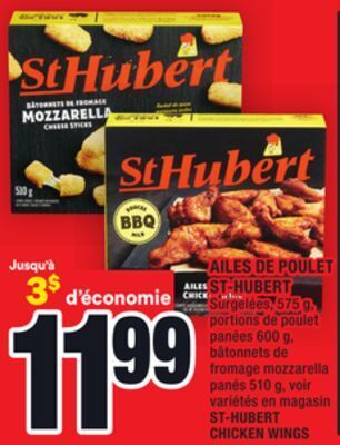 Super C Ailes de poulet st-hubert | st-hubert chicken wings offer