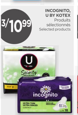 Proxim Incognito, u by kotex offer