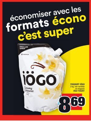 Super C Yogourt iögo | iögo yogurt offer