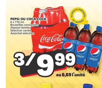 Marché Bonichoix Pepsi or coca-cola offer