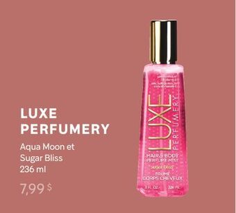 Brunet Luxe perfumery aqua moon et sugar bliss offer