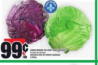 Super C Chou rouge ou vert biologique | organic red or green cabbage offer
