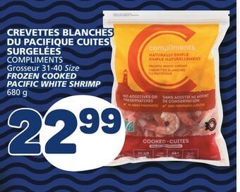 Marché Bonichoix Compliments frozen cooked pacific white shrimp offer