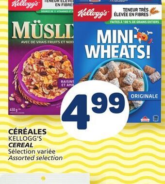 Marché Bonichoix Kellogg's cereal offer