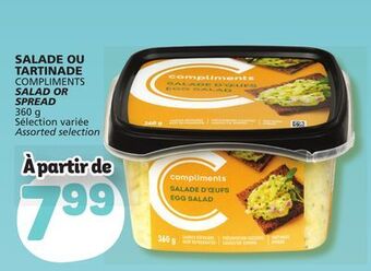 Marché Bonichoix Compliments salad or spread offer