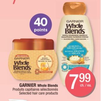 Jean Coutu Garnier whole blends selected hair care products offer