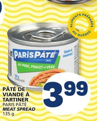 Marché Bonichoix Paris pâté meat spread offer