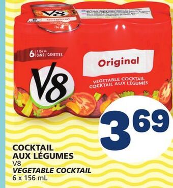Marché Bonichoix V8 vegetable cocktail offer