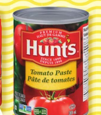 Marché Bonichoix Hunt's tomato paste offer