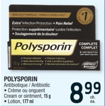 Jean Coutu Polysporin antibiotic, cream or ointment, lotion offer