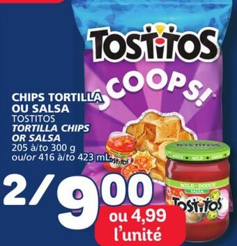 Marché Bonichoix Tostitos tortilla chips or salsa offer