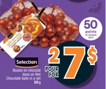 Jean Coutu Selection chocolate balls in a net offer