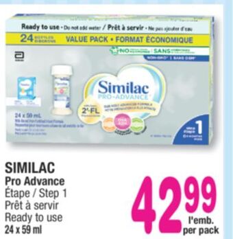 Jean Coutu Similac pro advance step 1 ready to use offer
