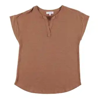 Giant Tiger Mystyle women's summer sizzle linen mid sleeve t-shirt offer