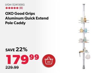 Shopper+ Oxo good grips aluminum quick extend pole caddy offer