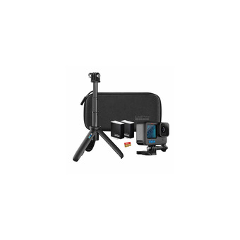 Best Buy Gopro hero11 black - essential bundle - gopro hero 11 black + 2 extra battery + compact case + 64 gb microsd card + extension offer
