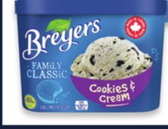 Walmart Breyers family classic frozen dessert tub offer
