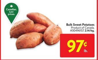 Walmart Bulk sweet potatoes offer