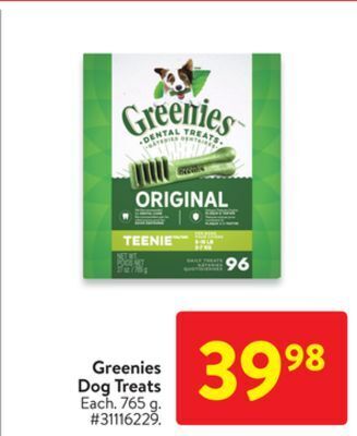Walmart Greenies dog treats offer