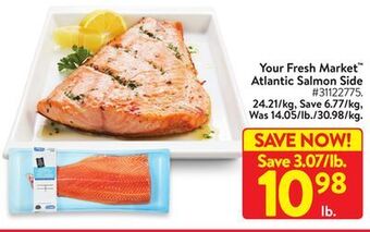 Walmart Your fresh market atlantic salmon side offer