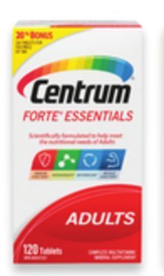 Walmart Centrum forte multivitamins offer