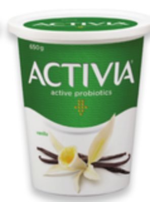 Walmart Activia tubs 650 g or two good 4 x 95 g yogurt offer