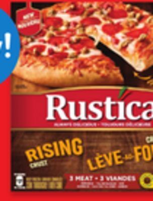 Walmart Rustica rising crust frozen pizza offer