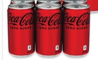 Walmart Coca-cola or coca-cola zero sugar mini cans 6-pack offer