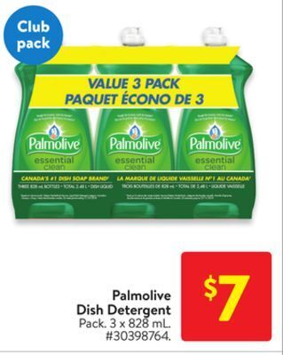 Walmart Palmolive dish detergent offer