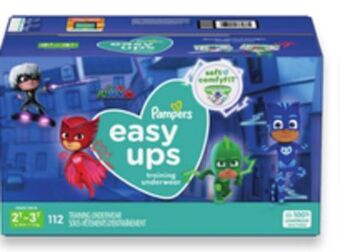 Walmart Pampers giant easy ups training pants offer
