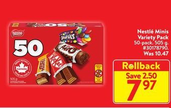 Walmart Nestlé minis variety pack offer
