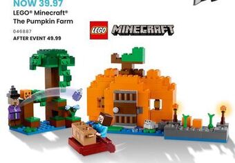 Toys R us Lego minecraft the pumpkin farm offer