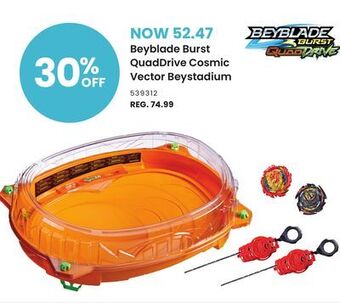 Toys R us Beyblade burst quaddrive cosmic vector beystadium offer